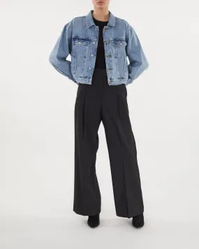 AGOLDE   Shrunken Charli Jacket In Immortal Indigo 